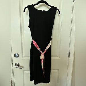 Calvin Klein High Neck Black Dress